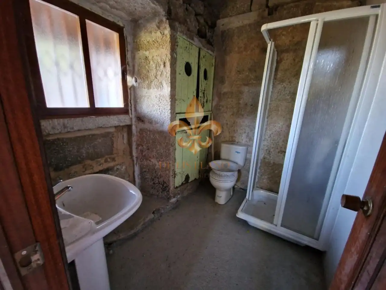 Badezimmer von Haus oder Chalet zum Verkauf in Mondariz mit Heizung, Privatgarten und Abstellraum