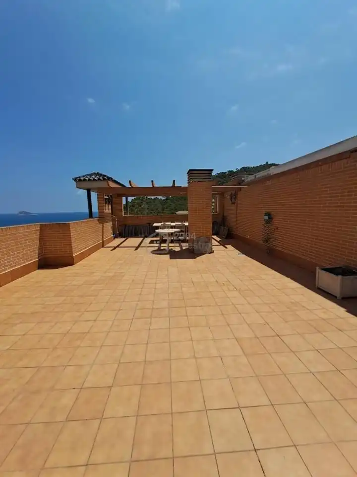 Terraza de Ático en venta en Villajoyosa / La Vila Joiosa con Aire acondicionado, Terraza y Piscina comunitaria