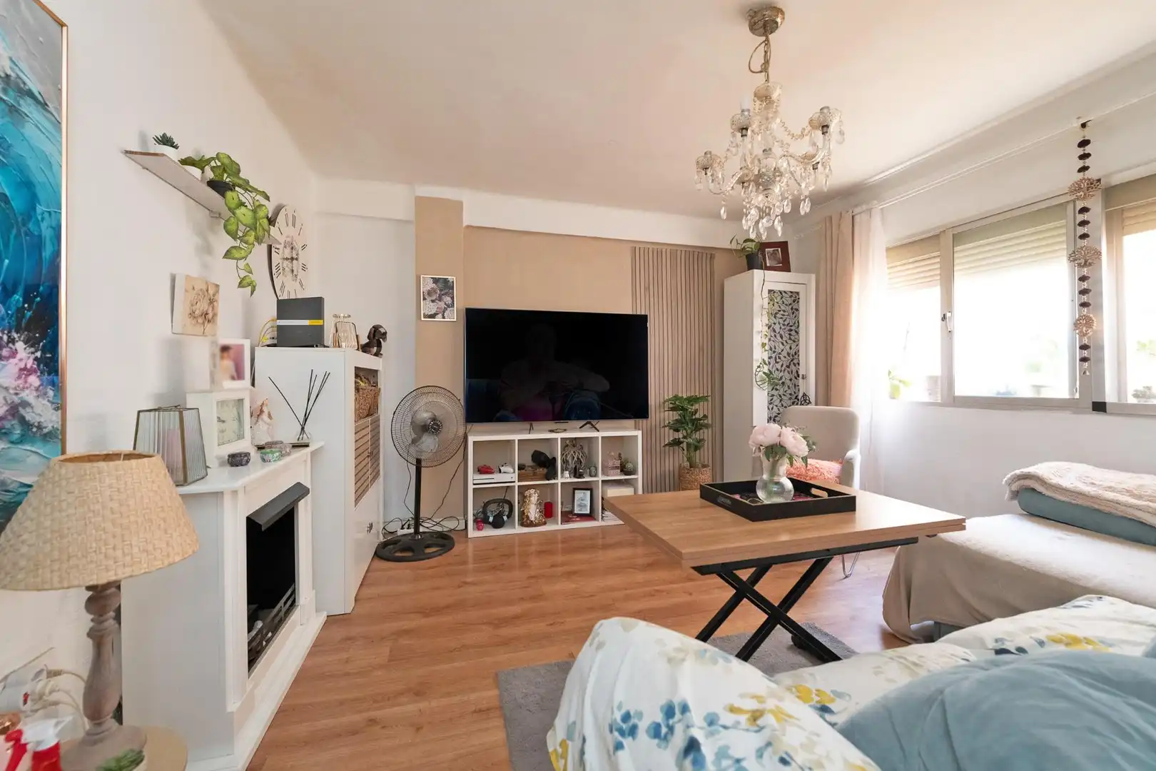 Sala de estar de Piso en venta en Málaga