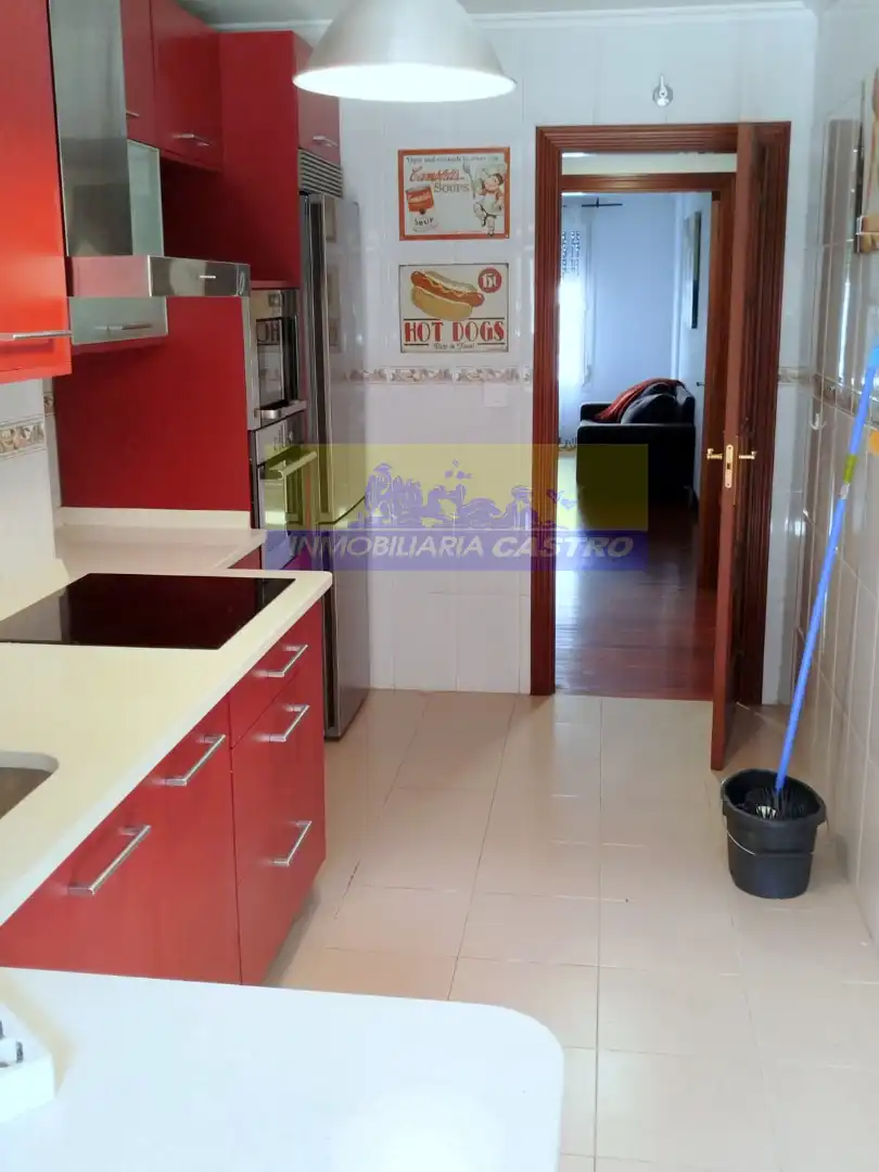 Küche von Wohnung zur Miete in Castro-Urdiales mit Heizung, Möbliert und Balkon