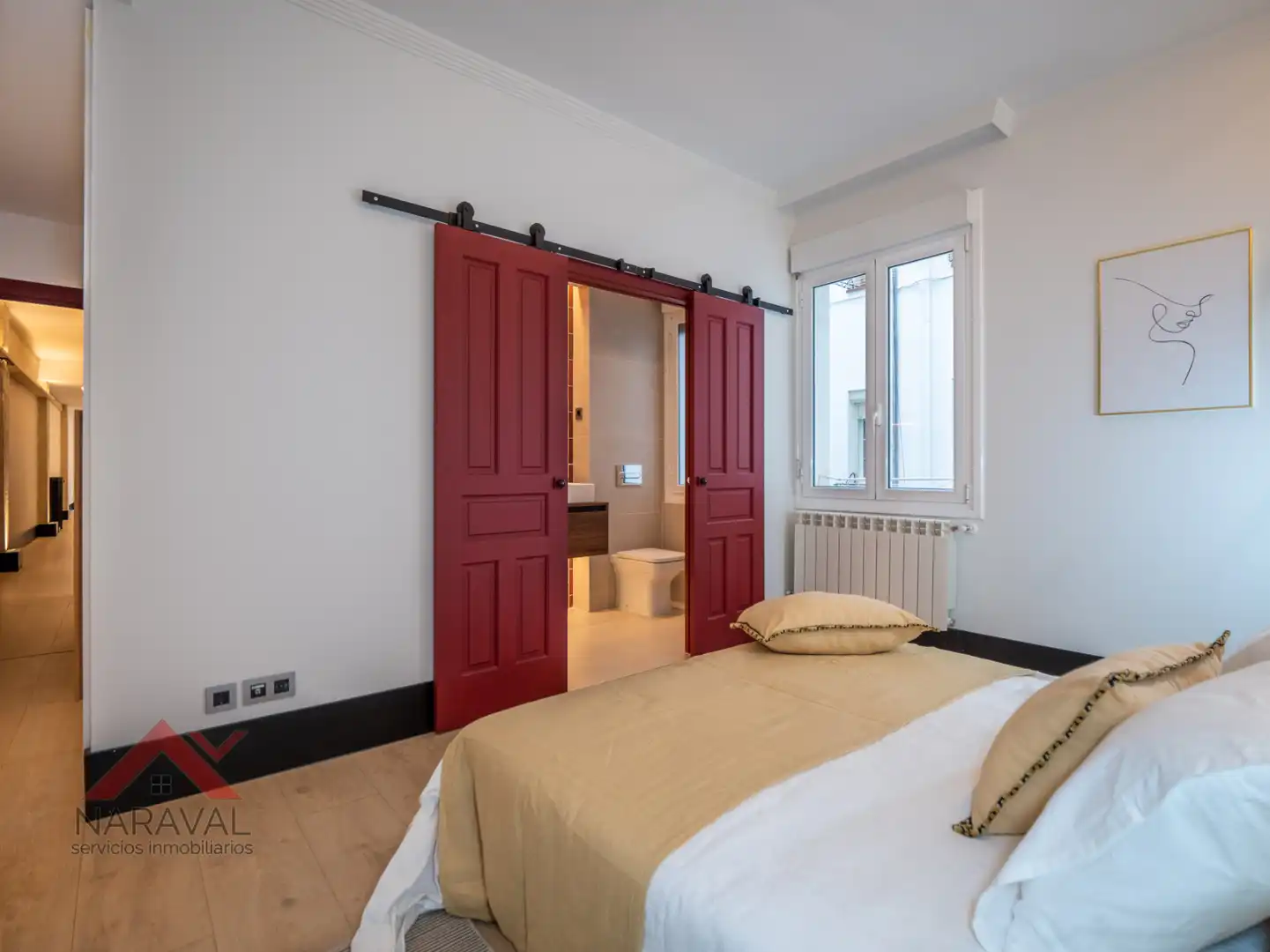 Bedroom of Flat for sale in  Pamplona / Iruña  with Air Conditioner, Heating and Oven