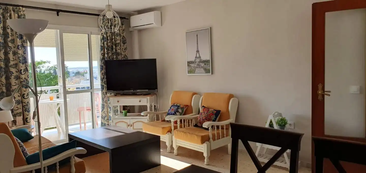 Sala de estar de Piso de alquiler en Sanlúcar de Barrameda con Terraza y Balcón