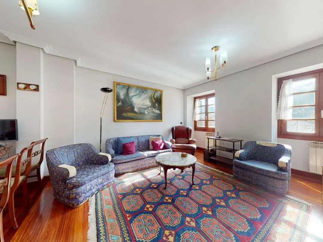 Living room of Flat for sale in Legazpi  with Heating and Furnished