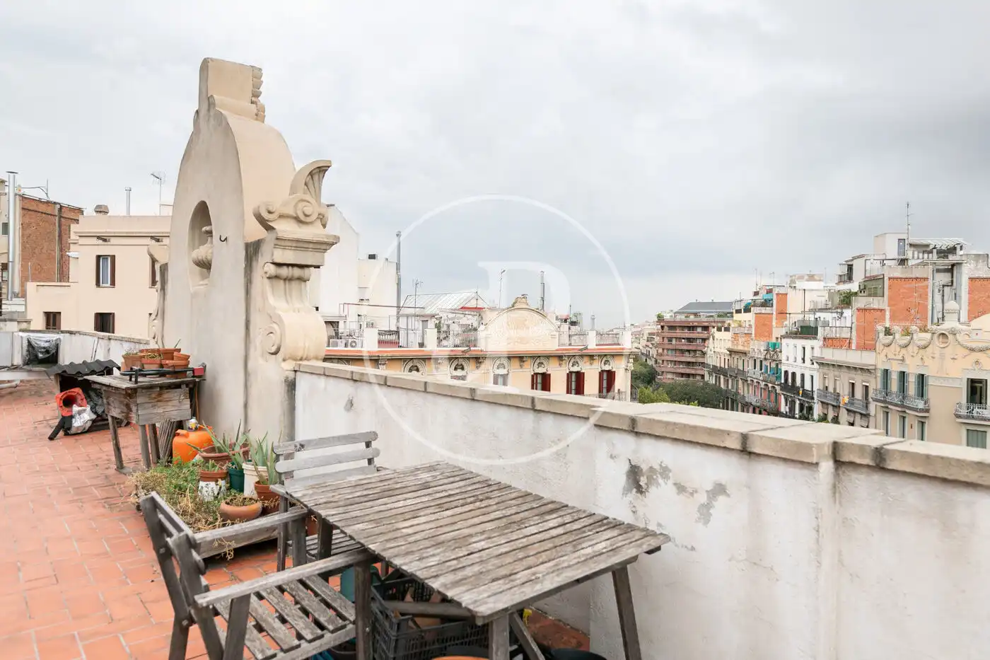 Terrasse von Dachboden zum Verkauf in Barcelona mit Klimaanlage, Heizung und Terrasse