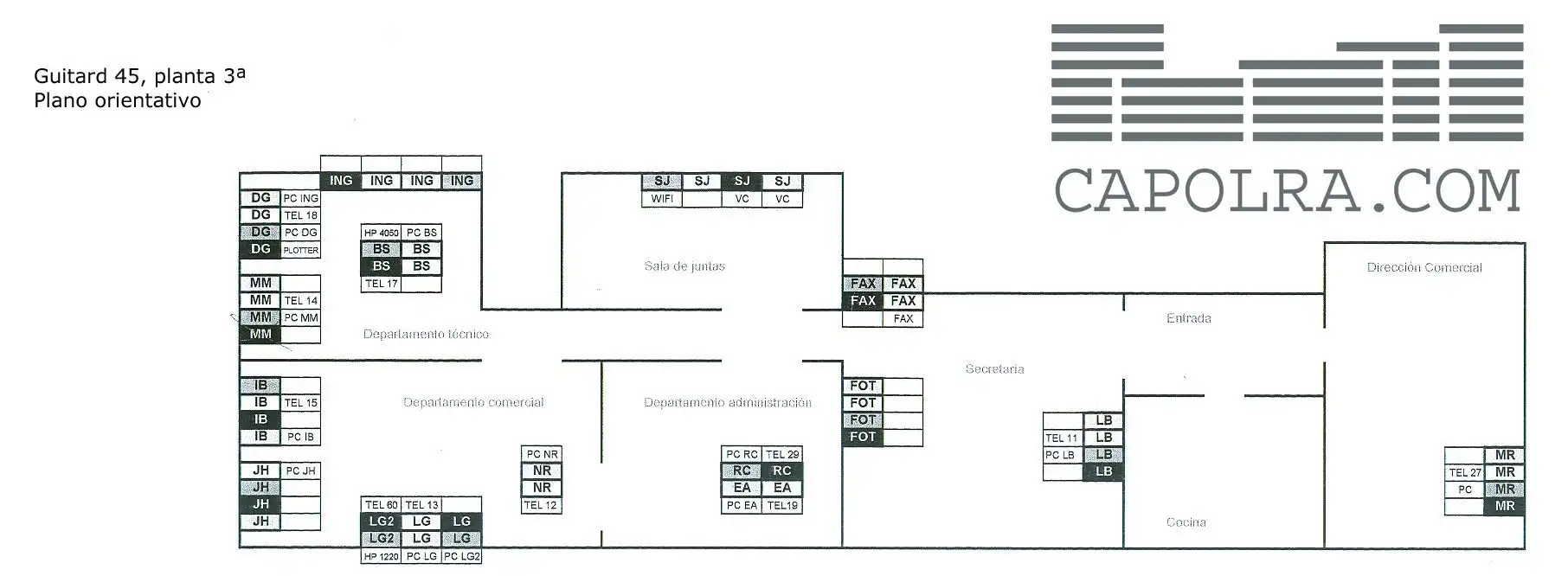 Office for rent in guitard, 45, Barri de les Corts