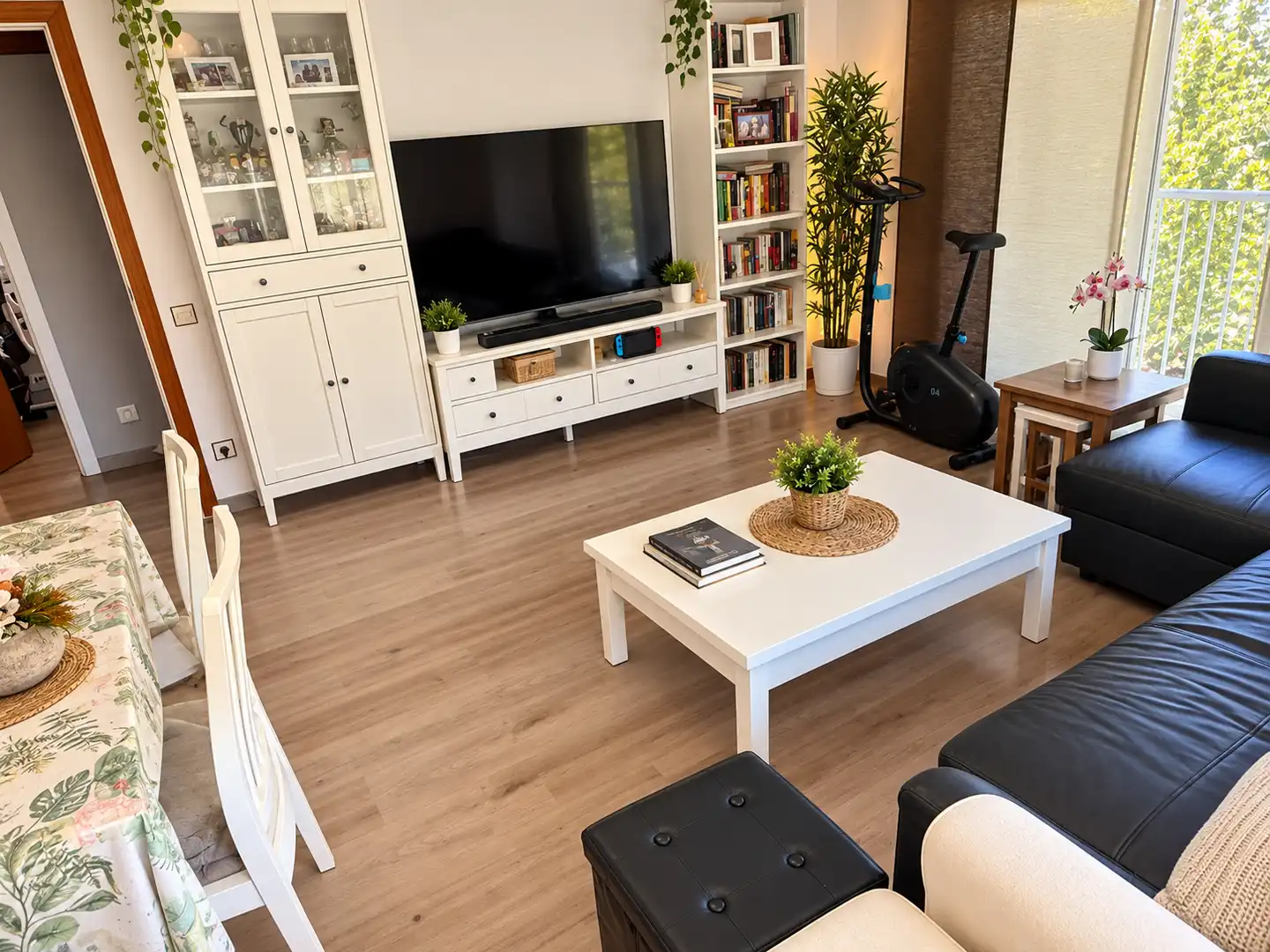 Sala de estar de Piso en venta en Rubí con Aire acondicionado, Calefacción y Terraza