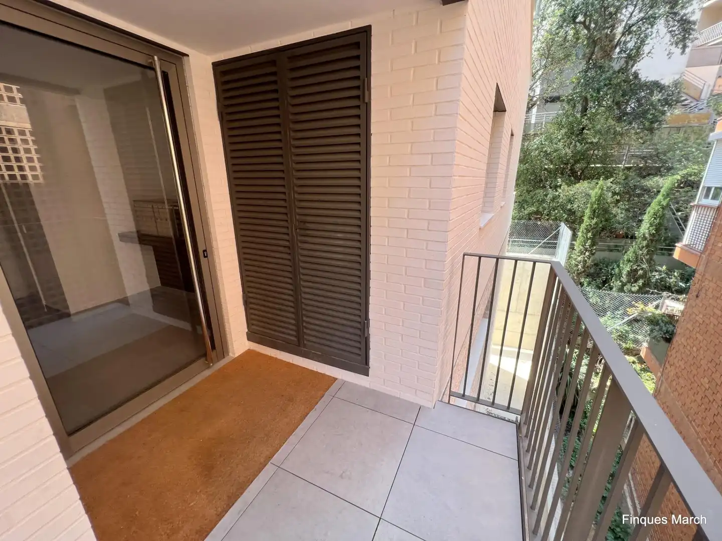 Terraza de Piso de alquiler en Barcelona con Aire acondicionado, Calefacción y Parquet