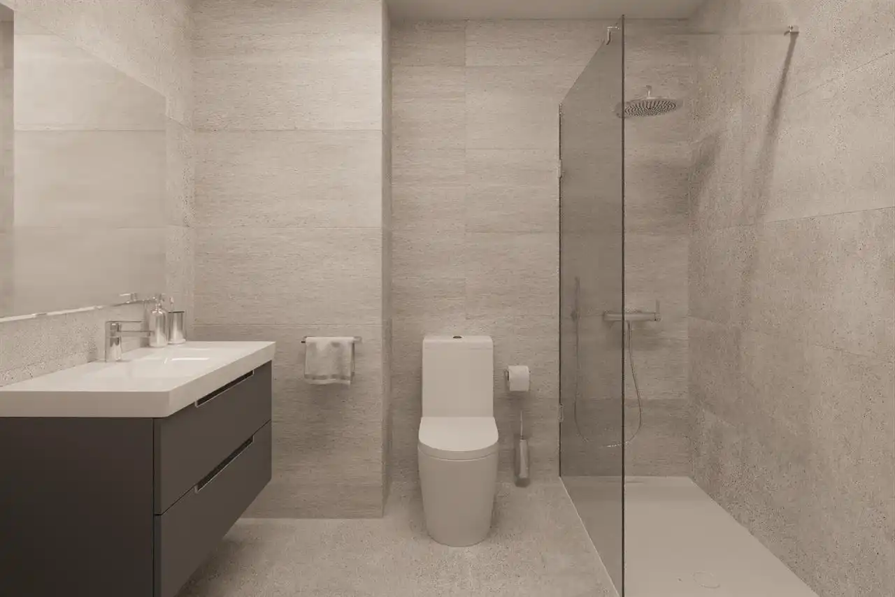 Baño de Apartamento en venta en Águilas con Aire acondicionado, Terraza y Trastero