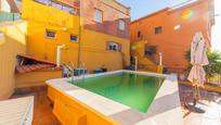 Swimming pool of Single-family semi-detached for sale in  Barcelona Capital  with Air Conditioner, Heating and Terrace