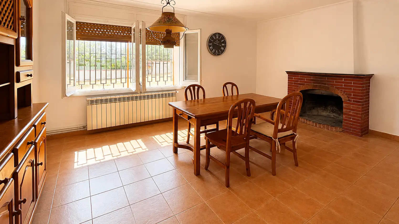 Dining room of Country homes for sale in Vacarisses  with Heating, Private garden and Oven
