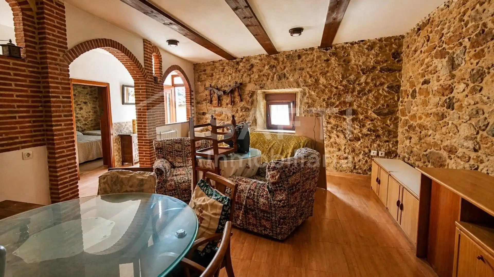 Sala de estar de Finca rústica en venta en Bermellar