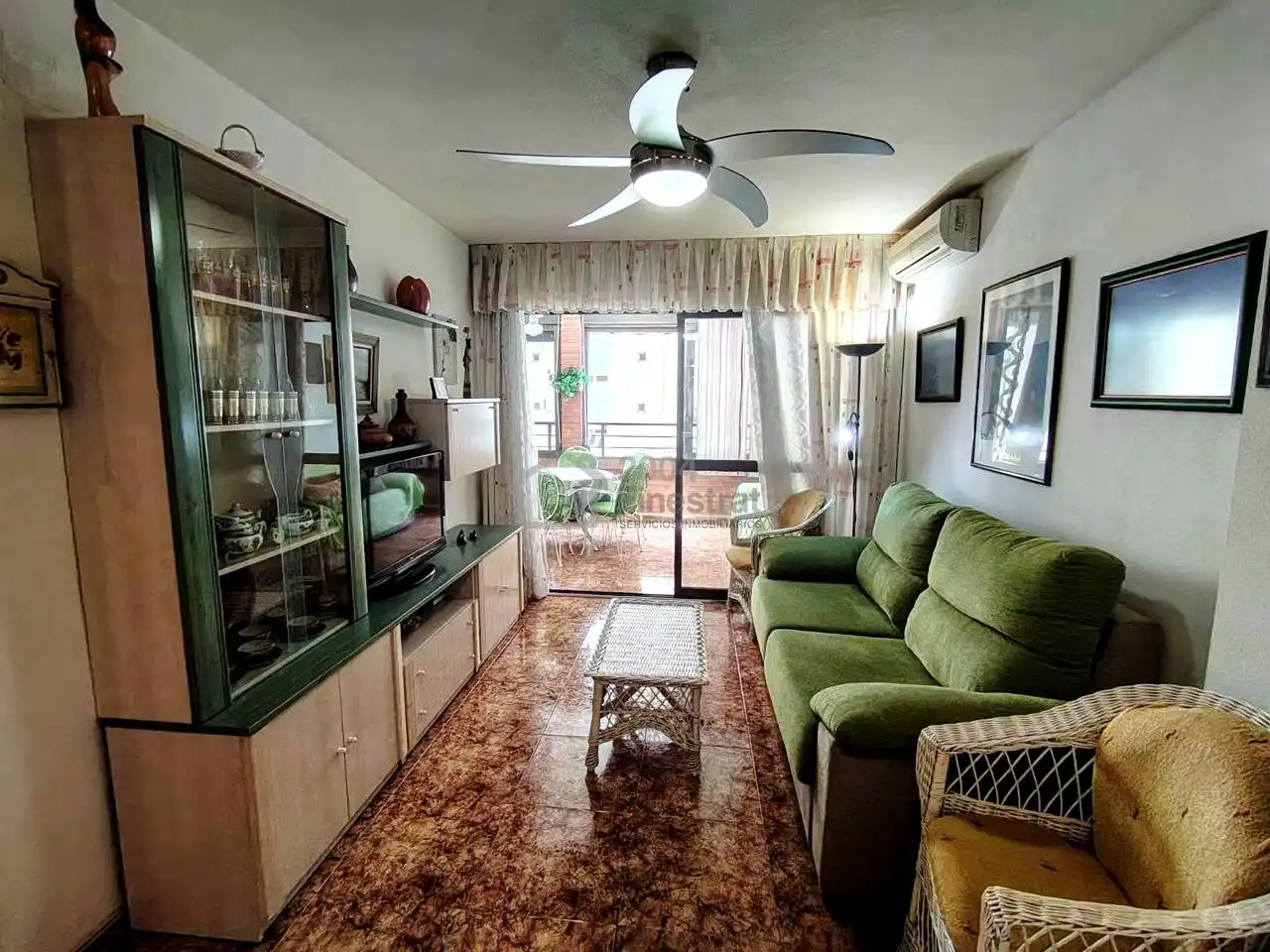 Living room of Flat for sale in Finestrat  with Air Conditioner, Terrace and Swimming Pool