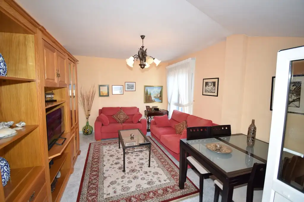 Sala d'estar de Àtic en venda en Miño amb Calefacció i Terrassa