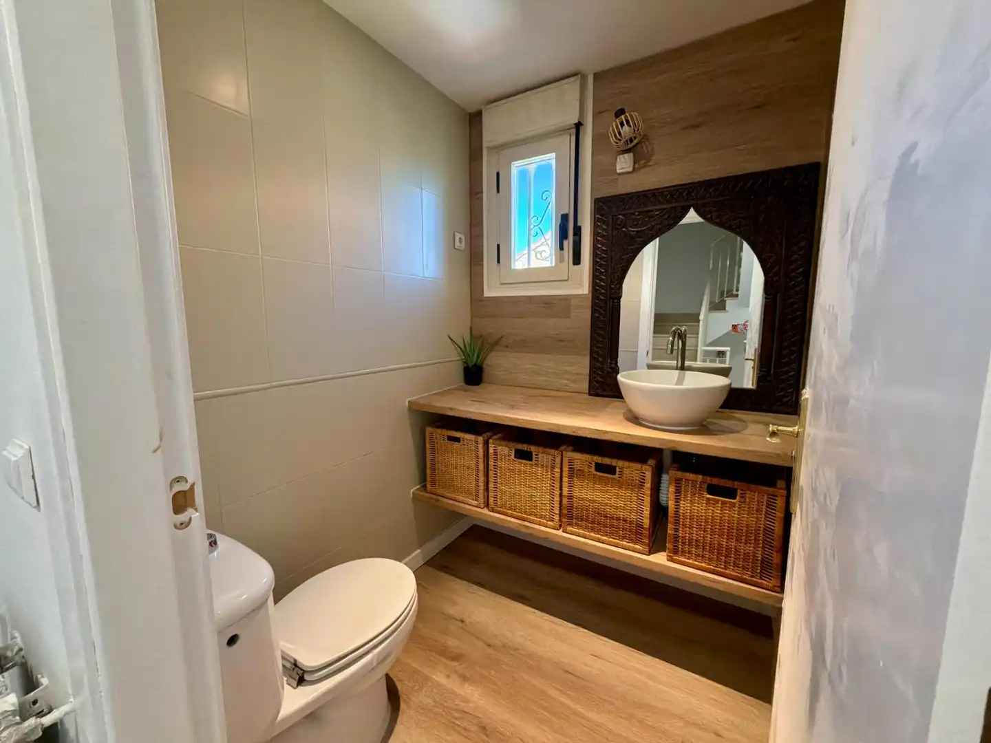 Baño de Casa adosada en venta en Rivas-Vaciamadrid con Aire acondicionado, Calefacción y Jardín privado