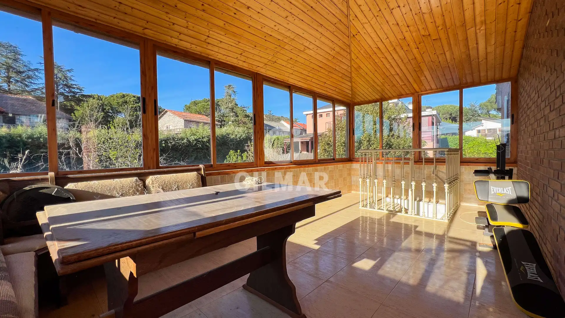 Jardín de Casa adosada en venta en Collado Mediano con Calefacción, Jardín privado y Piscina