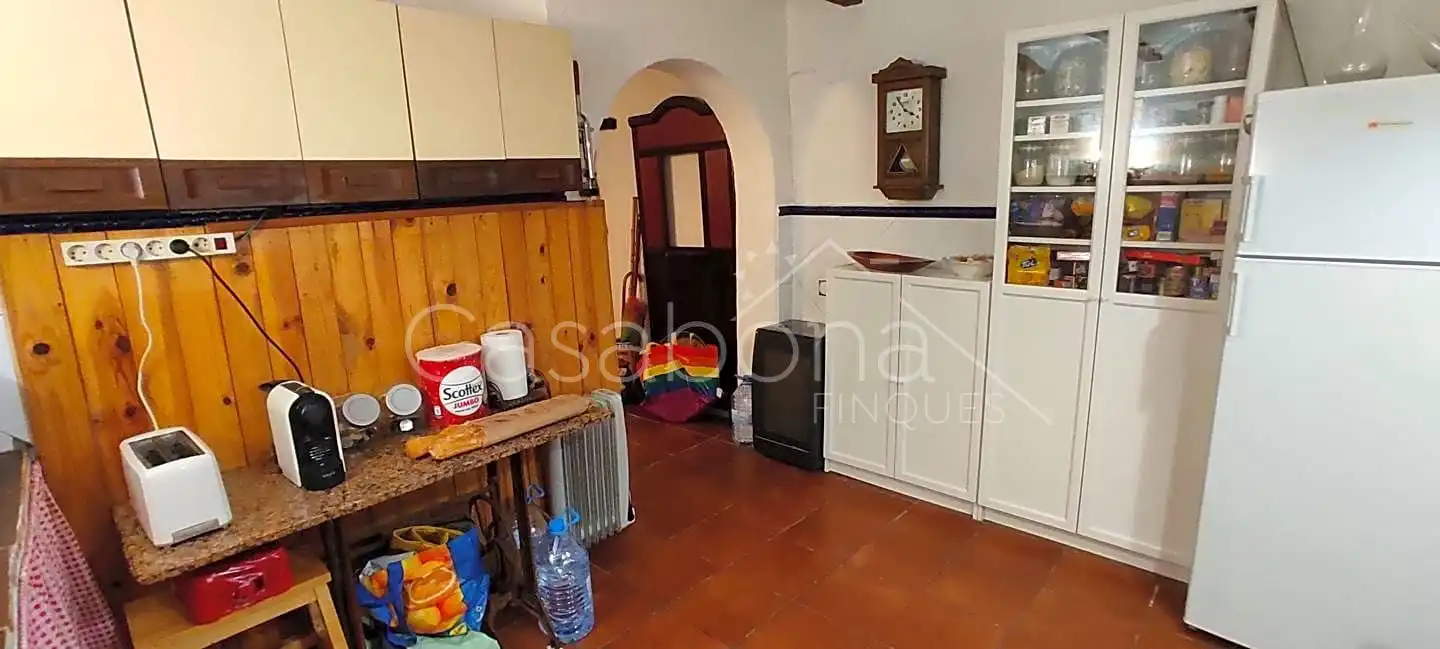 Cocina de Finca rústica en venta en Arbúcies con Jardín privado, Terraza y Amueblado