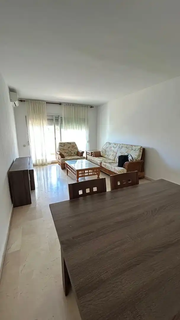 Living room of Flat for rent in Algeciras  with Air Conditioner, Furnished and Pets allowed