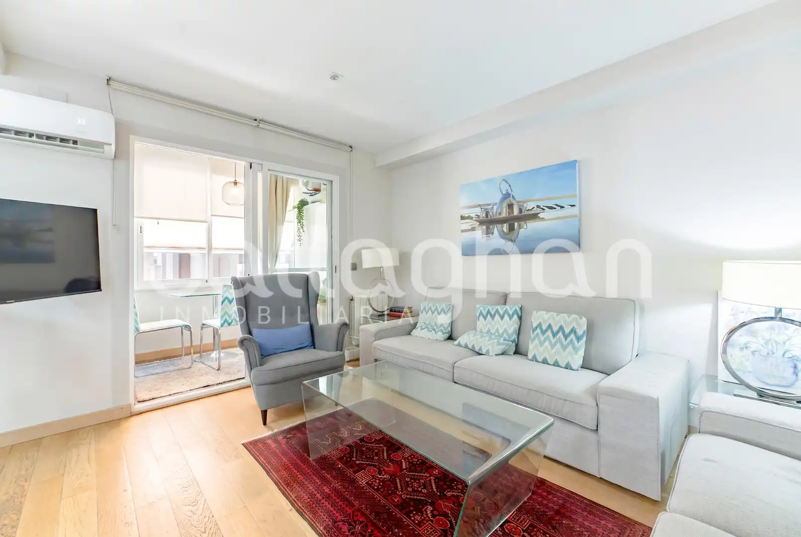 Sala de estar de Piso en venta en Valencia con Aire acondicionado, Calefacción y Balcón