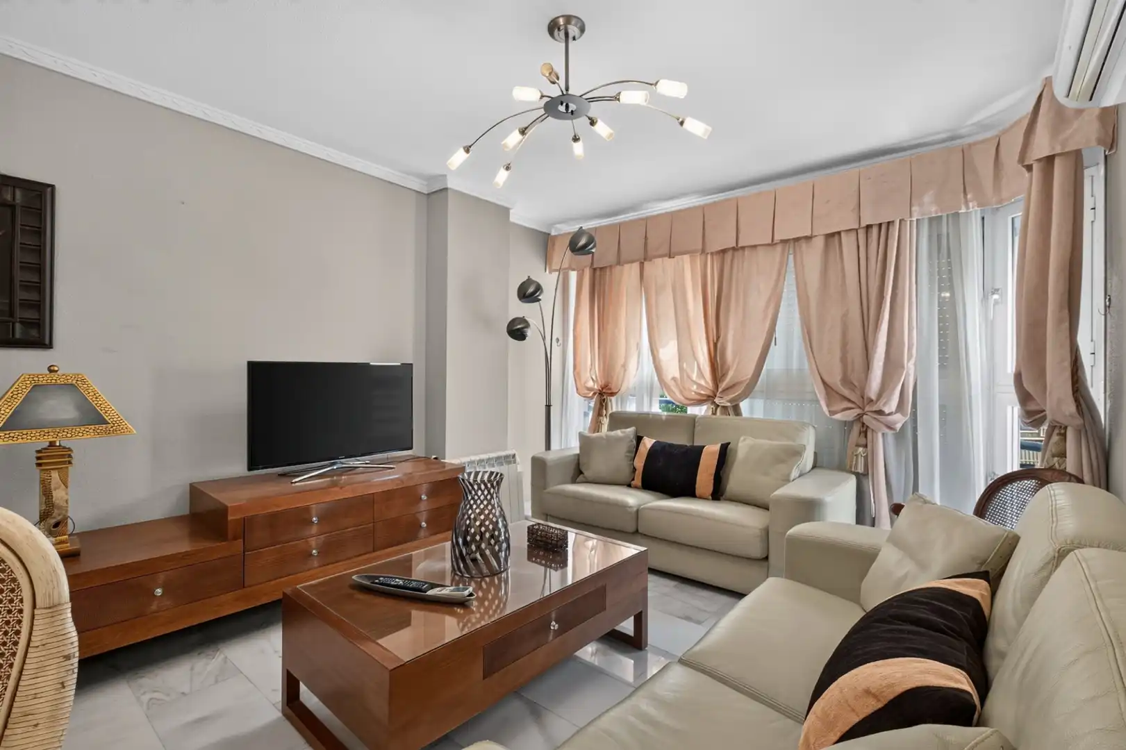 Sala de estar de Piso en venta en Málaga con Aire acondicionado