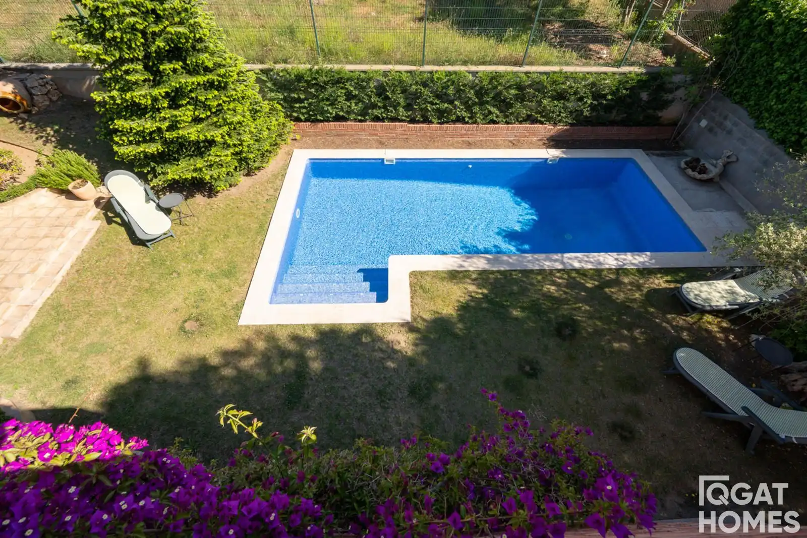 Piscina de Casa o chalet de alquiler en Sant Cugat del Vallès con Aire acondicionado, Calefacción y Jardín privado