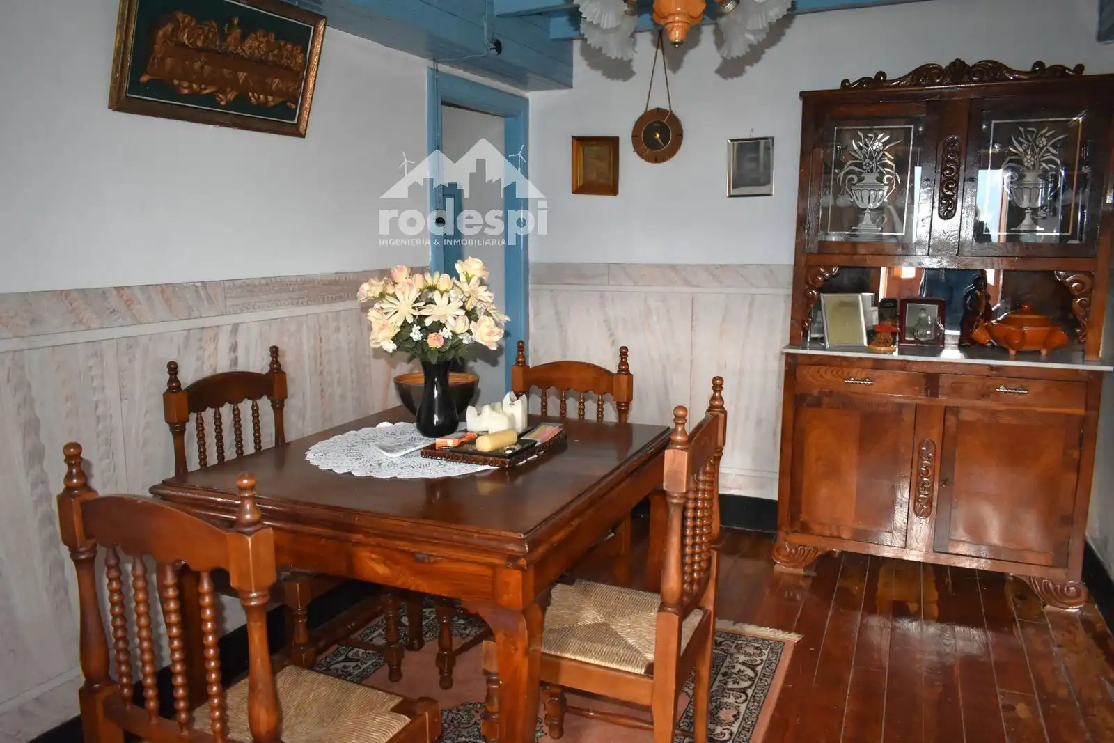 Dining room of Houses for sale in Crecente  with Heating, Terrace and Storage room