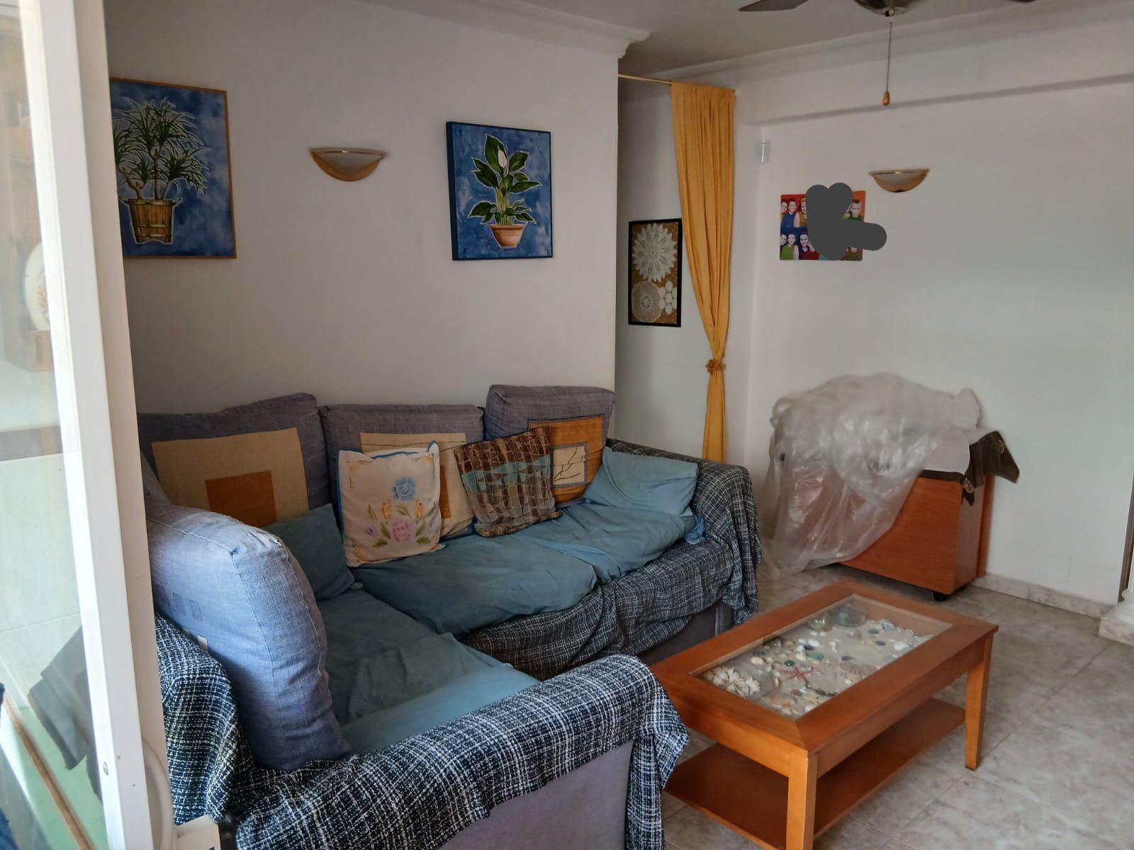 Living room of Flat for sale in Marbella  with Terrace, Furnished and Oven