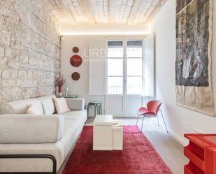 Living room of Flat to rent in  Barcelona Capital  with Air Conditioner, Terrace and Furnished