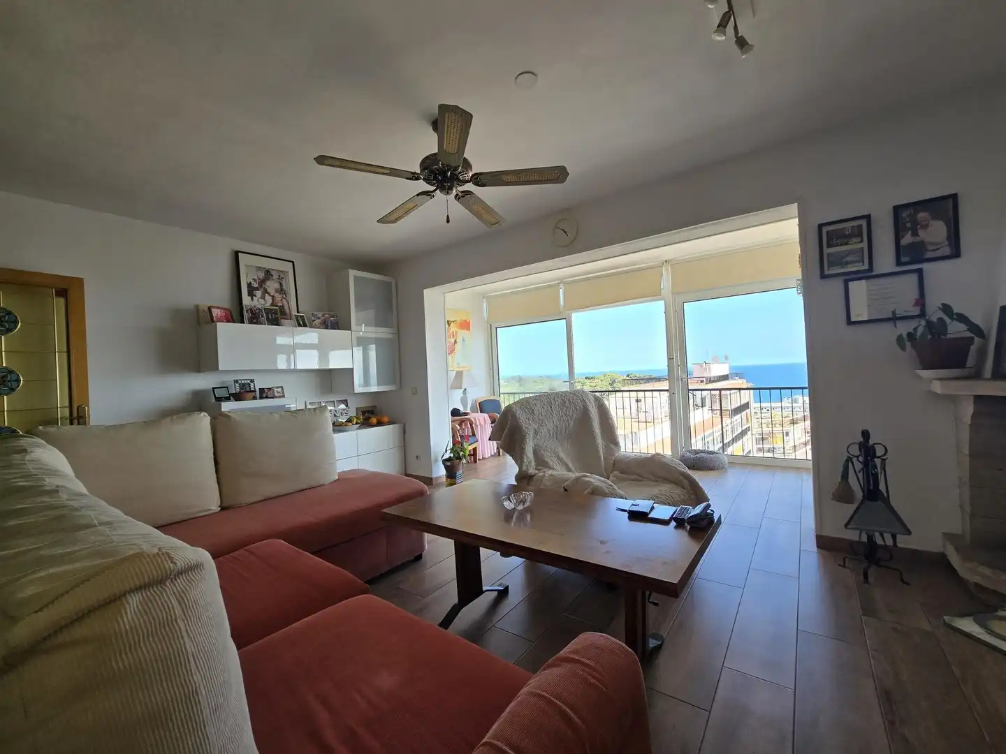 Sala de estar de Piso en venta en Lloret de Mar con Calefacción y Piscina comunitaria