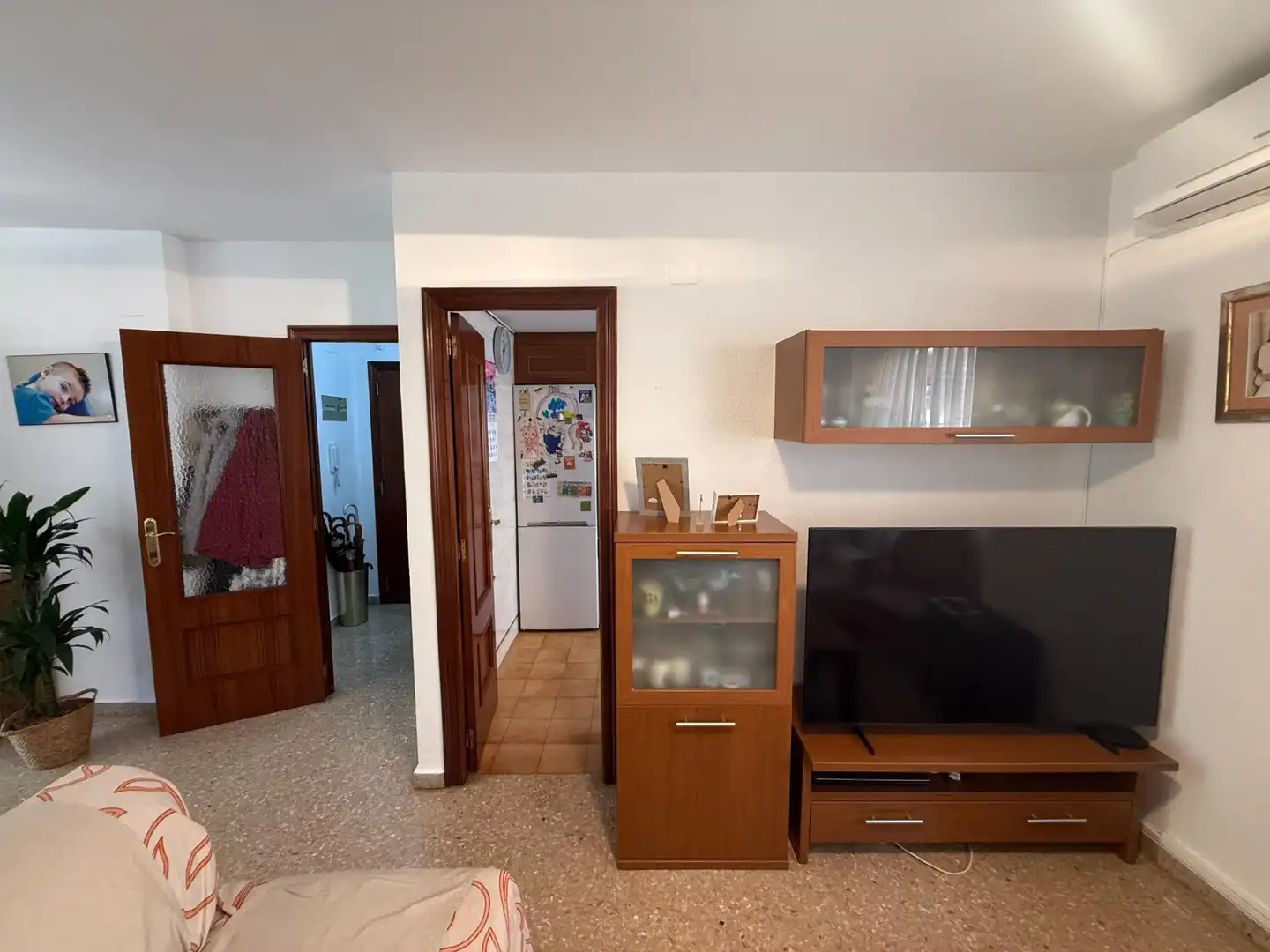 Wohnzimmer von Wohnung zum Verkauf in Valencia mit Klimaanlage und Balkon