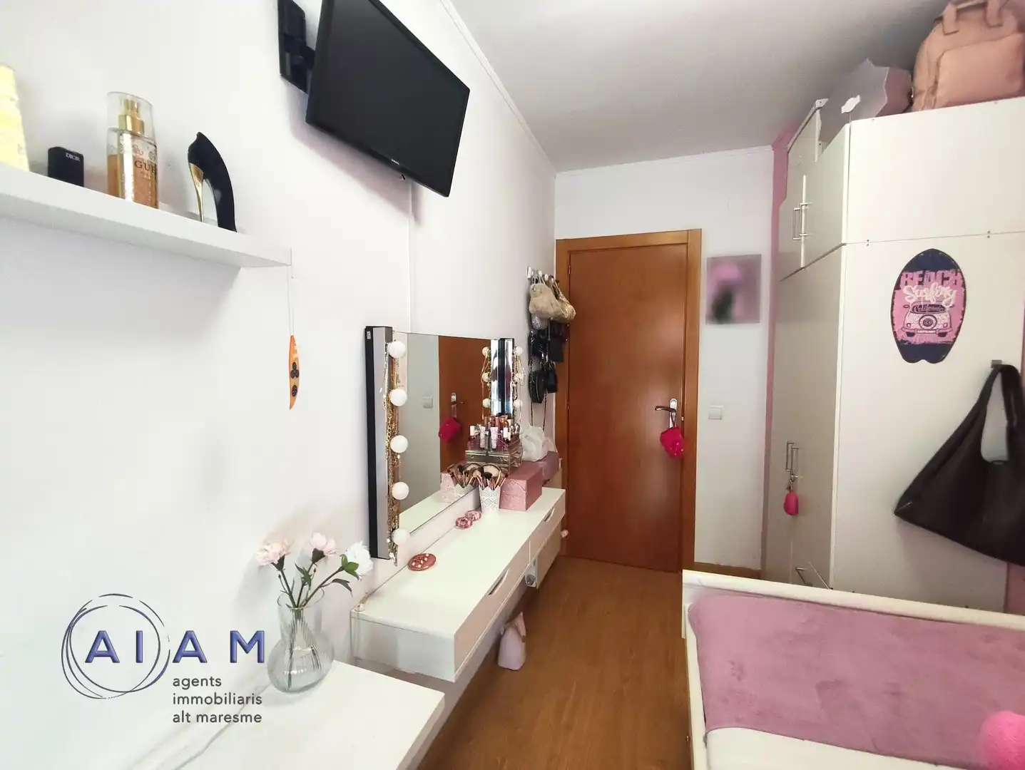 Bedroom of Flat for sale in Tordera  with Air Conditioner and Heating