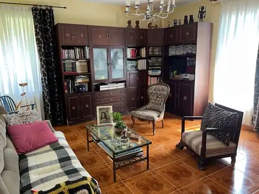Sala de estar de Finca rústica en venta en Mungia con Calefacción, Jardín privado y Terraza