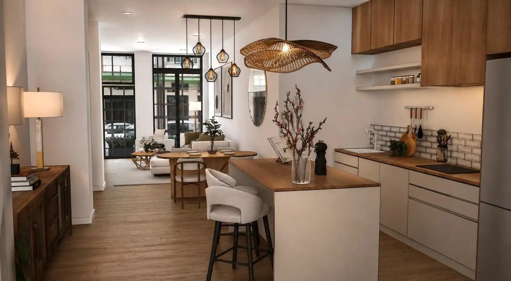 Cocina de Loft en venta en Málaga con Aire acondicionado