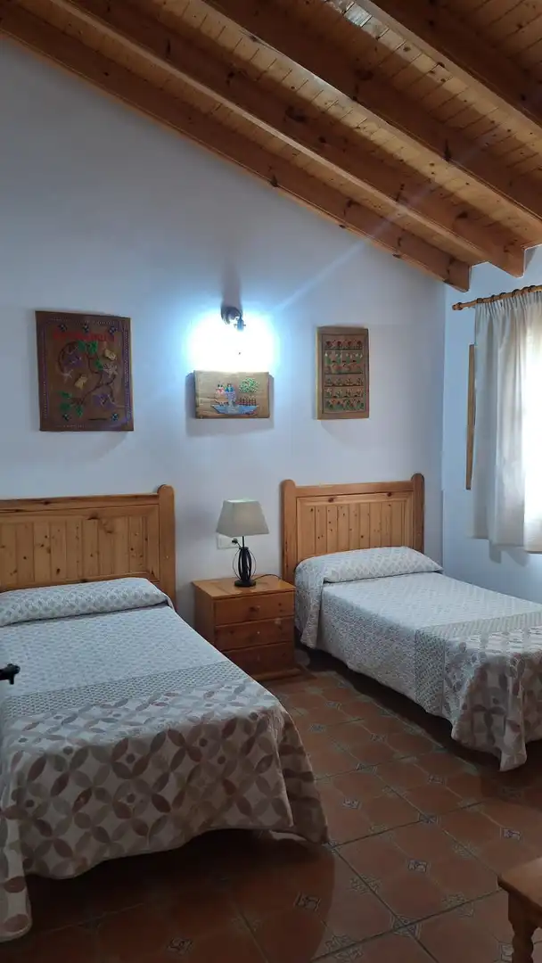 Schlafzimmer von Country house zur Miete in Vélez-Málaga mit Privatgarten, Terrasse und Schwimmbad