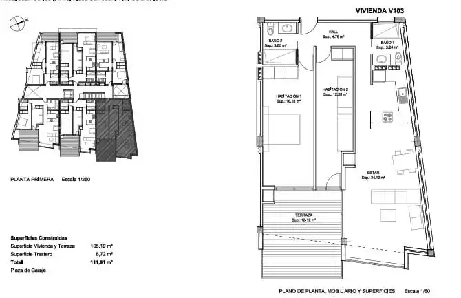 Planta baja en venta en Guía de Isora con Aire acondicionado, Terraza y Amueblado