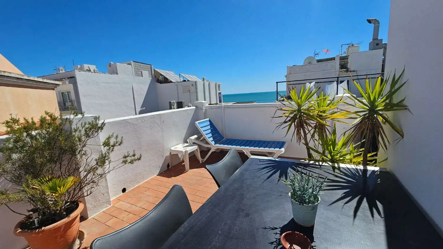 Terrassa de Apartament de lloguer en Torremolinos amb Aire condicionat, Calefacció i Terrassa