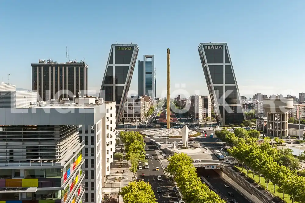 Vista exterior de Planta baixa de lloguer en Madrid amb Aire condicionat, Calefacció i Moblat