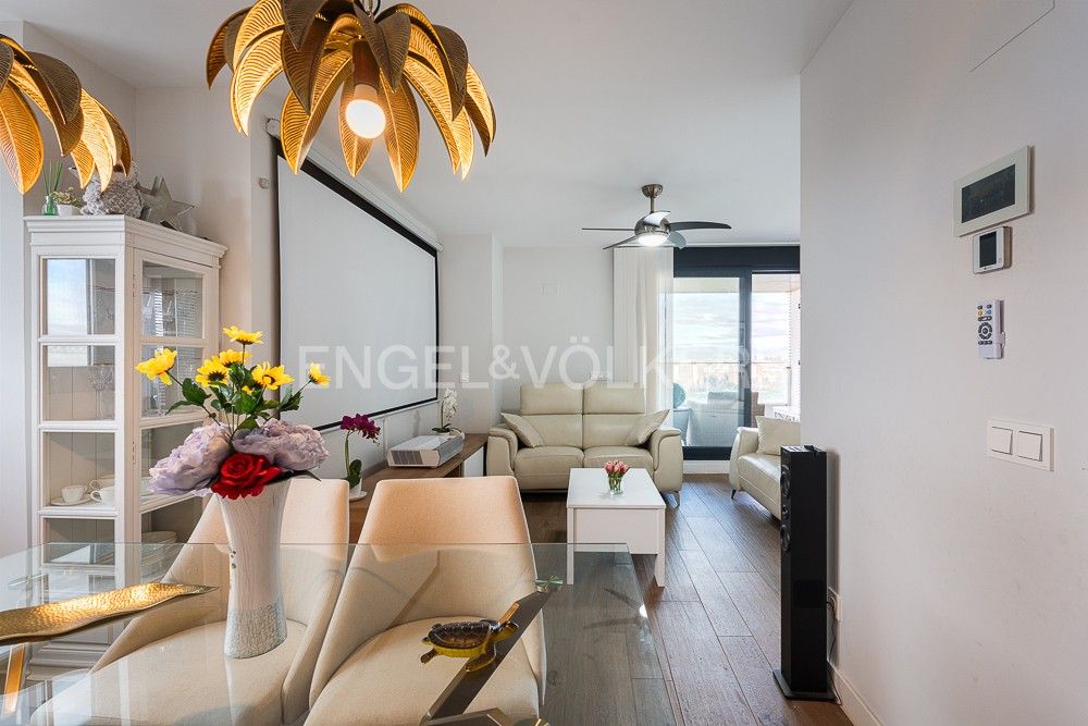 Living room of Apartment for sale in  Valencia Capital  with Air Conditioner, Heating and Terrace