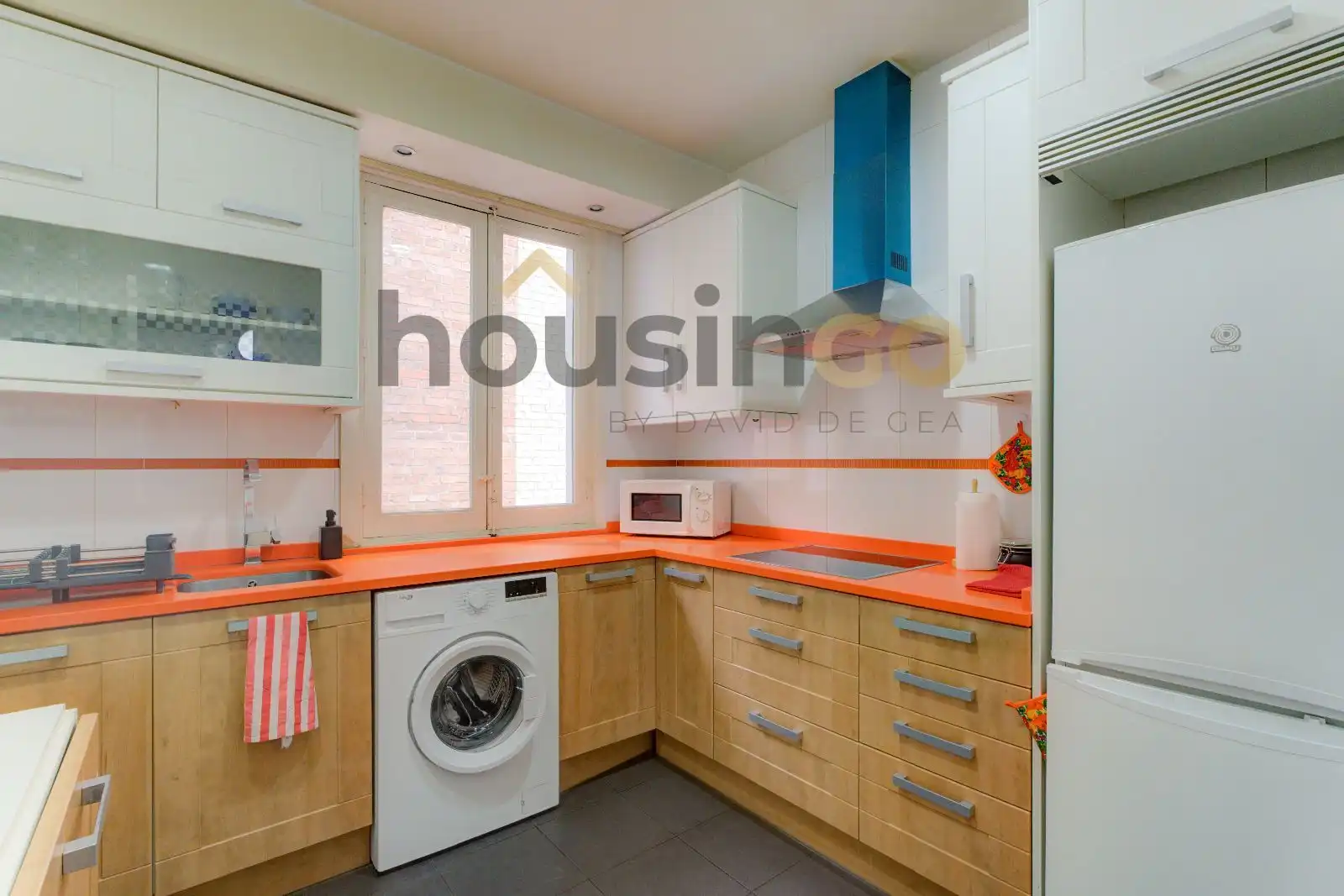 Kitchen of Flat for rent in Madrid  with Air Conditioner, Heating and Furnished