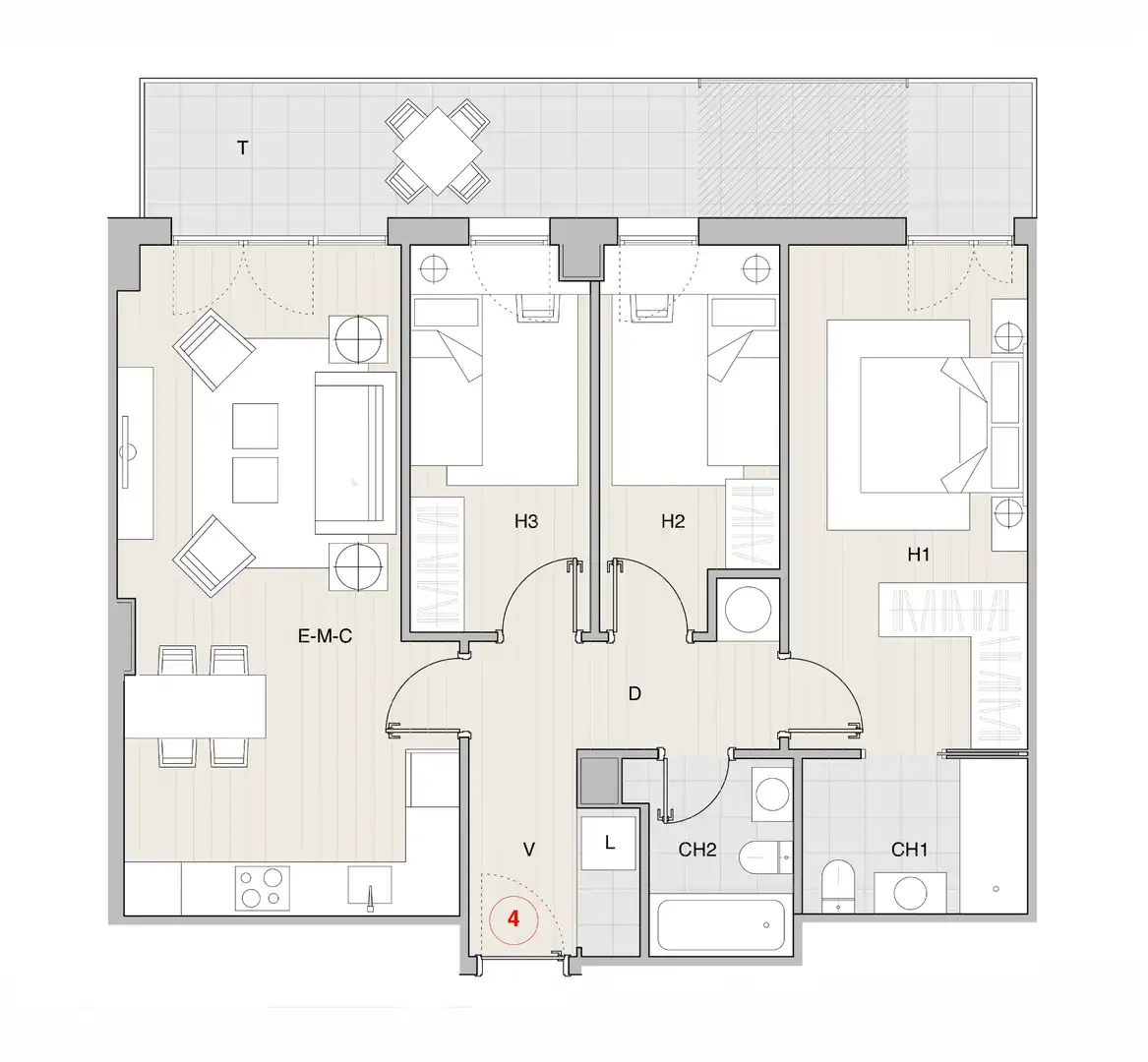 Piso en venta en Barcelona con Parquet, Horno y Balcón