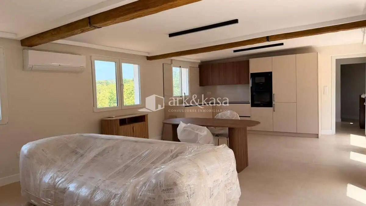 Cuina de Casa o xalet de lloguer en Sagunto / Sagunt amb Aire condicionat, Jardí privat i Terrassa