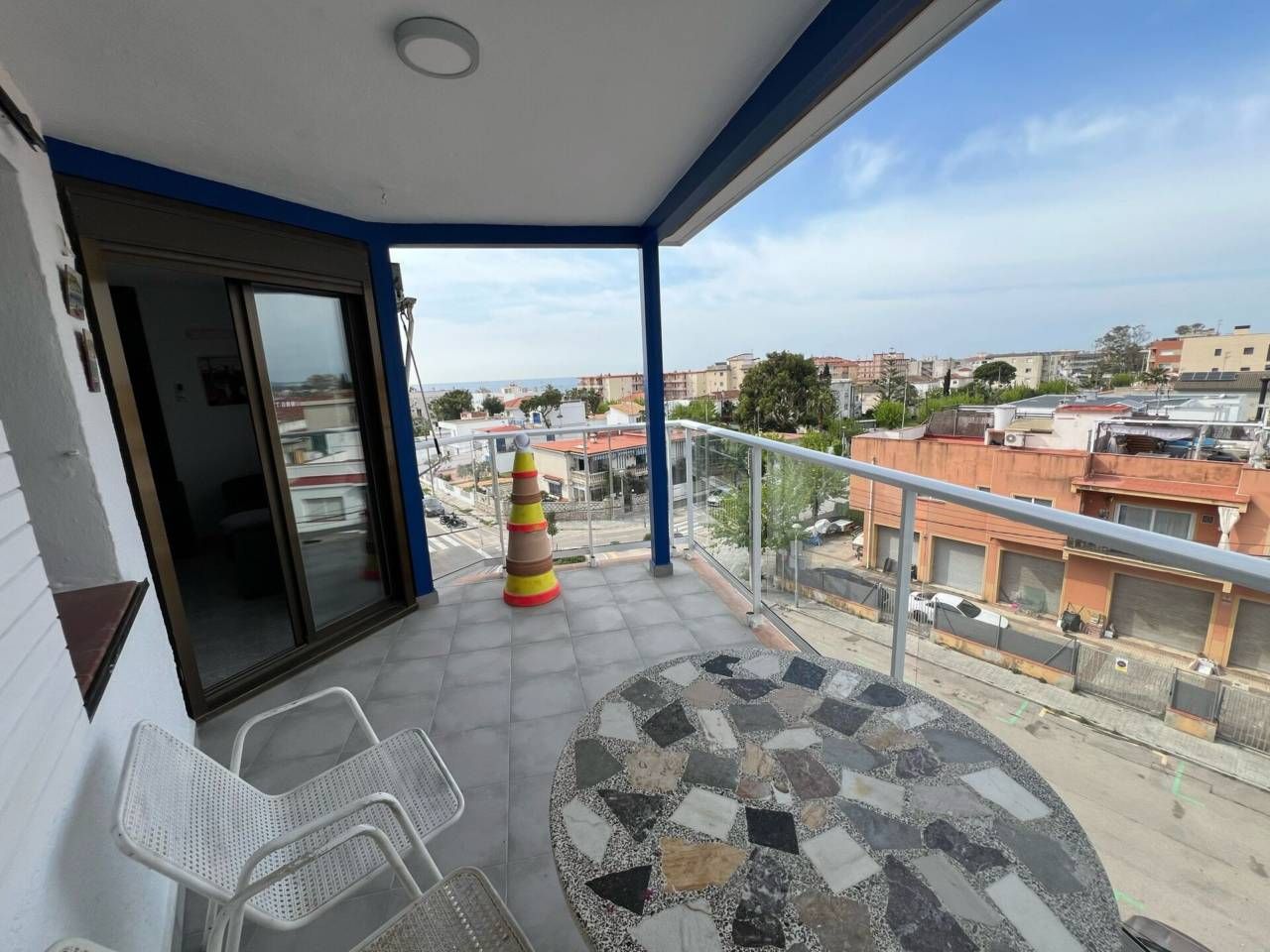 Terrace of Flat for sale in Vilanova i la Geltrú  with Air Conditioner, Terrace and Furnished