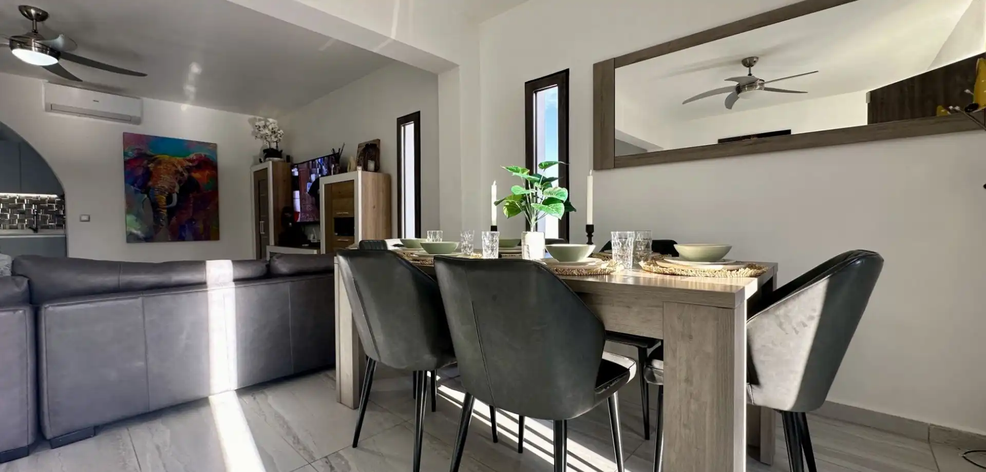 Comedor de Casa o chalet en venta en Rojales con Aire acondicionado, Jardín privado y Terraza