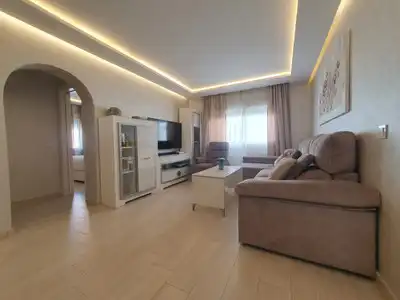 Sala d'estar de Àtic en venda en Mijas amb Aire condicionat, Calefacció i Moblat