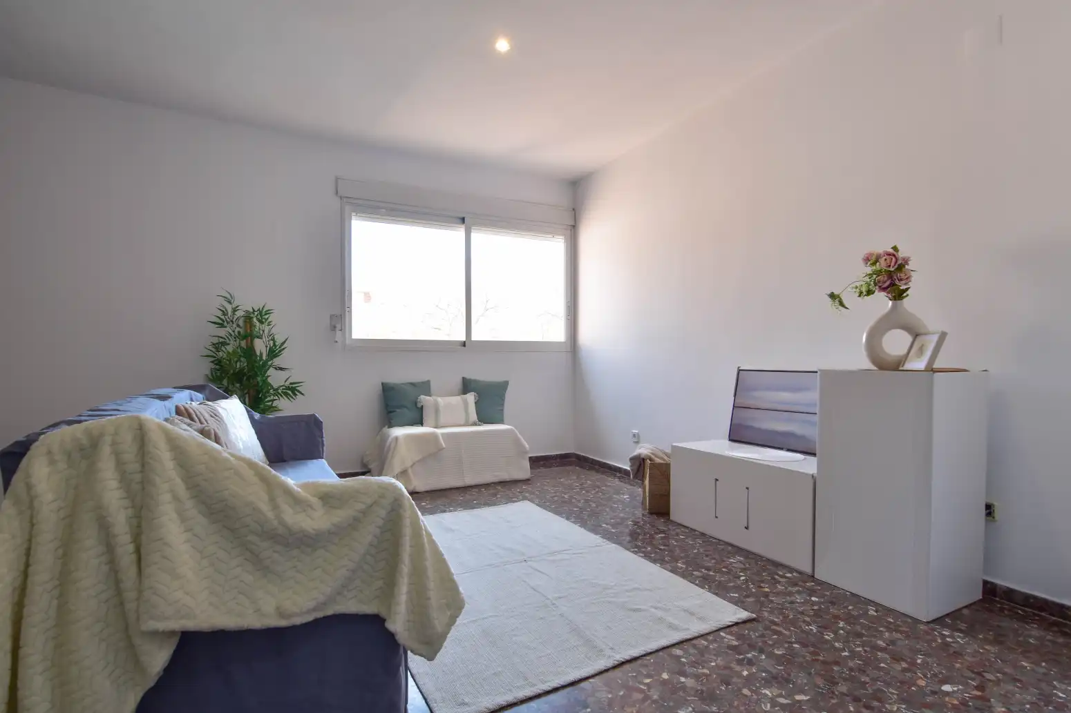 Sala d'estar de Àtic en venda en Museros amb Terrassa i Balcó