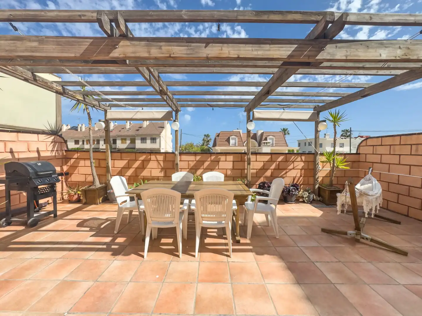 Terraza de Dúplex de alquiler en Santa Pola con Terraza, Trastero y Piscina