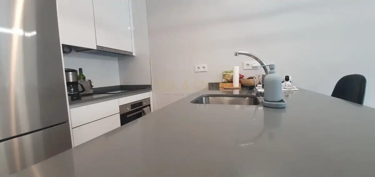Cocina de Apartamento en venta en Mijas con Aire acondicionado, Calefacción y Terraza