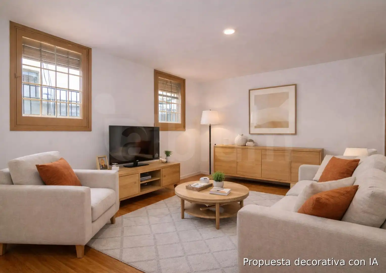 Living room of Flat for sale in Barcelona  with Air Conditioner, Heating and Alarm