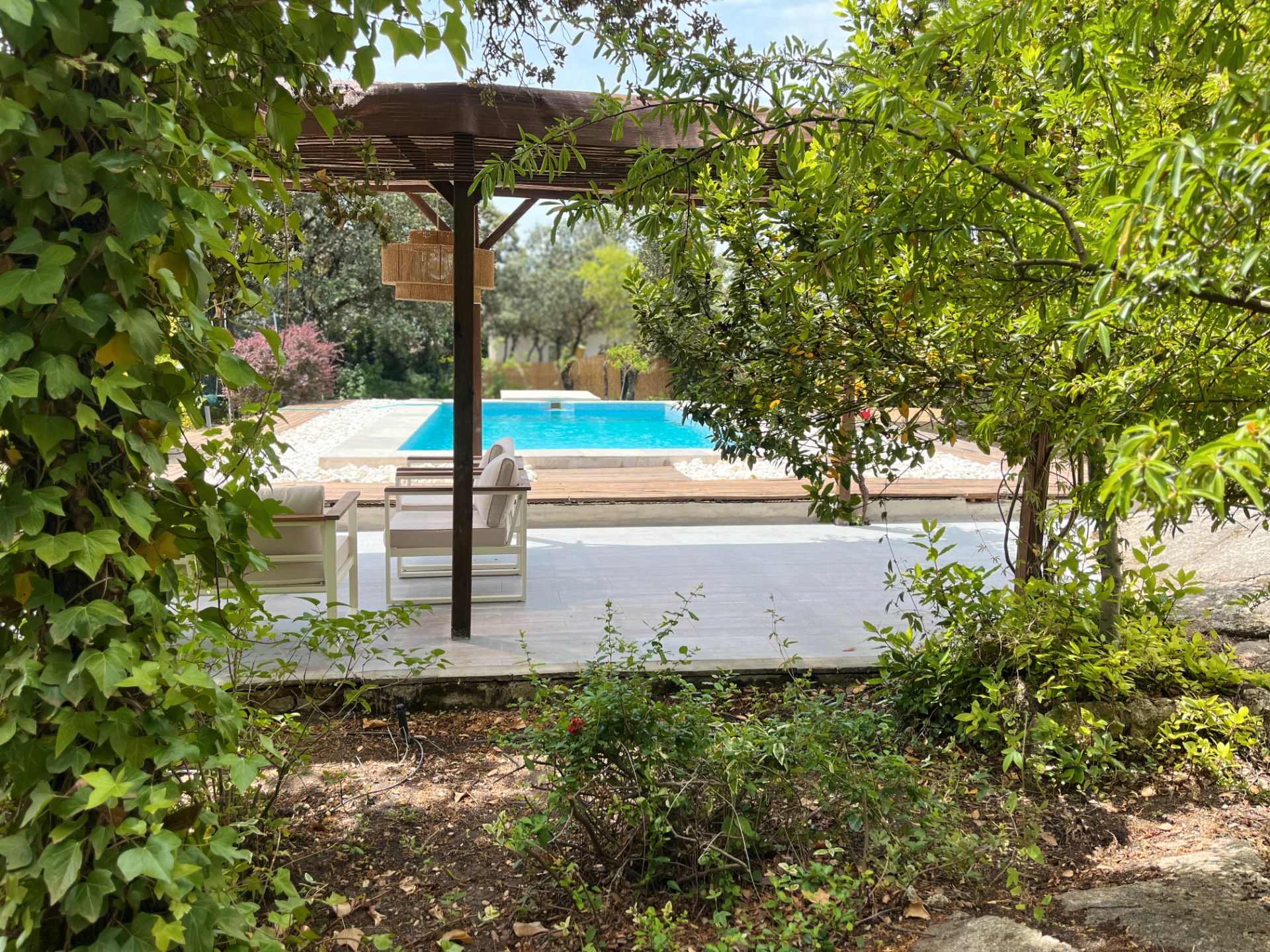 Piscina de Casa o xalet en venda en Navalafuente amb Calefacció, Jardí privat i Terrassa