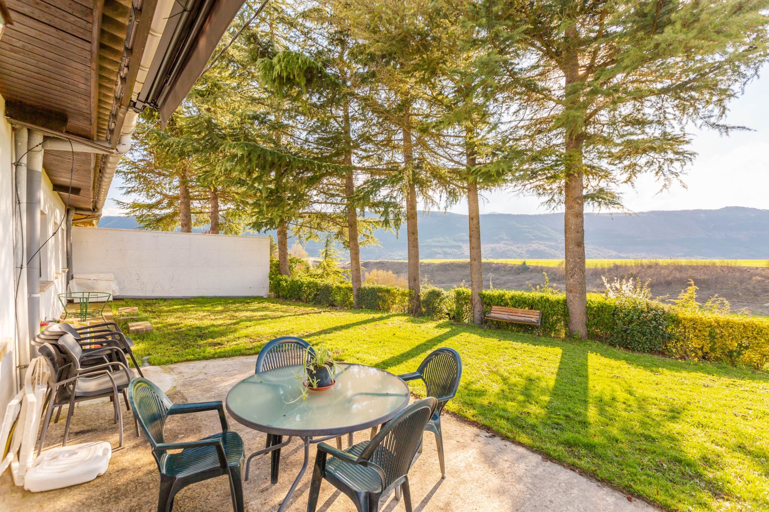 Jardín de Casa adosada en venta en Lónguida / Longida con Calefacción, Jardín privado y Parquet