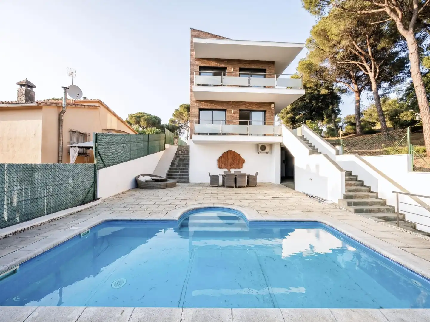 Piscina de Casa o chalet en venta en Santa Maria de Palautordera con Aire acondicionado, Calefacción y Terraza